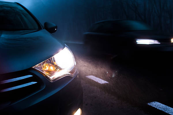 Mga kotse na may mga bombilya ng LED headlight