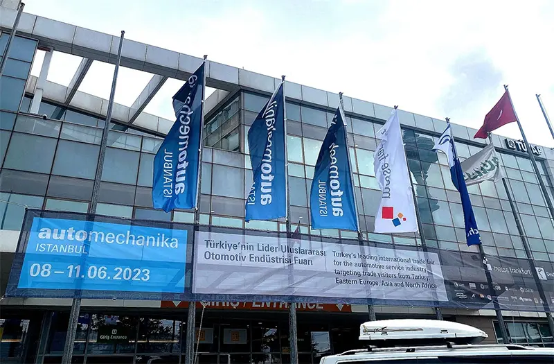Ang Luxfighter Car LED headlight na dumating sa Automechanika Istanbul 2023