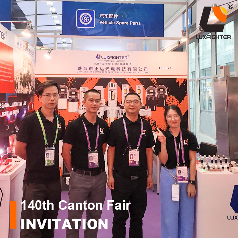 Nag-debut ang Luxfighter sa 140th Canton Fair, Nagpapakita ng Mga Bagong Automotive LED Lighting Products para Kumonekta sa mga Pandaigdigang Mamimili Nag-debut ang Luxfighter sa 140th Canton Fair, Nagpapakita ng Mga Bagong Automotive LED Lighting Products para Kumonekta sa mga Pandaigdigang Mamimili